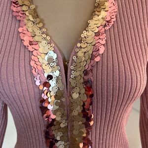 Blumarine cardigan with sequins